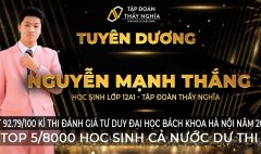 tuyên dương Nguyễn Mạnh Thắng