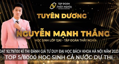 tuyên dương Nguyễn Mạnh Thắng