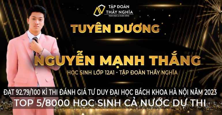 tuyên dương Nguyễn Mạnh Thắng