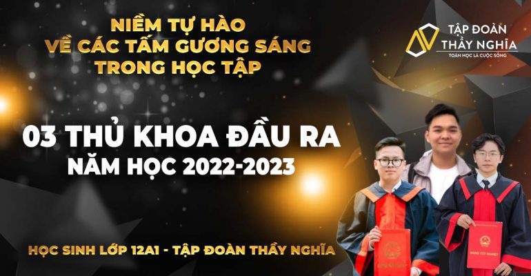 03 Thủ khoa đầu ra