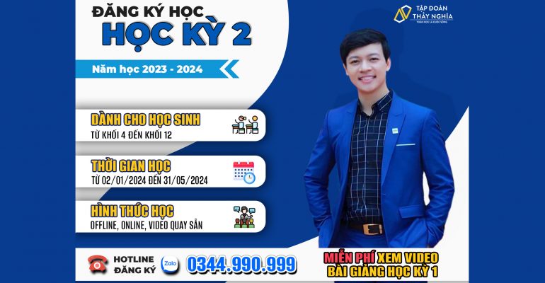 đăng ký học, học kỳ 2 web