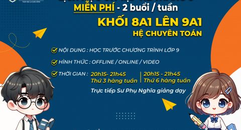 8A1 lên 9A1 chỉnh sửa tháng 6