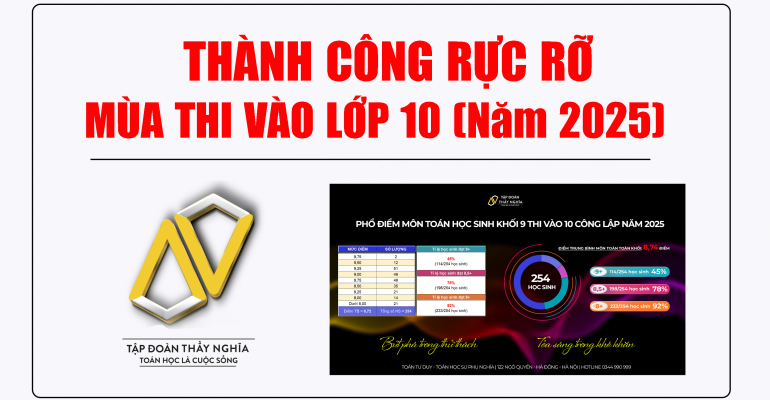 Tổng kết mùa thi vào 10