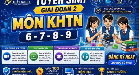 Tuyển sinh KHTN giai đoạn 2