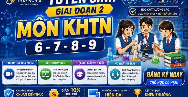 Tuyển sinh KHTN giai đoạn 2