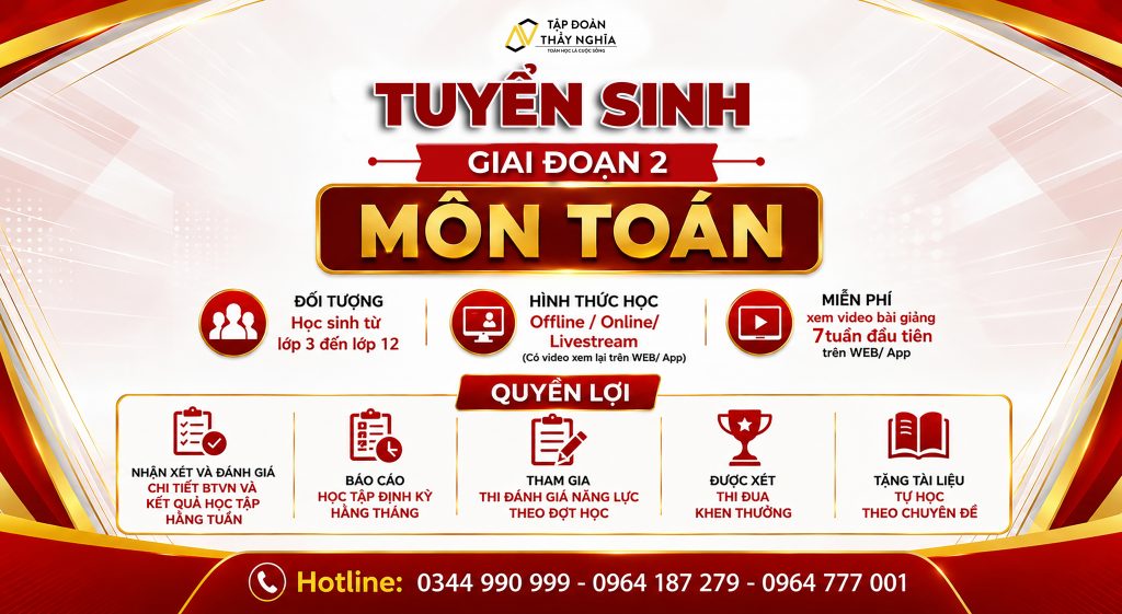 Tuyên sinh bs Toán